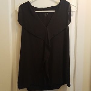 Black Dressy Loft Blouse